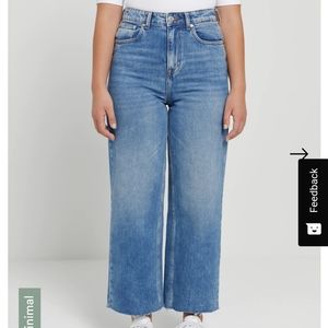 Frank and Oak Nina Wide Leg indigo Denim